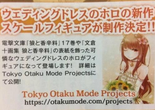 赫萝披上嫁衣《狼与香辛料》10周年纪念商品公开